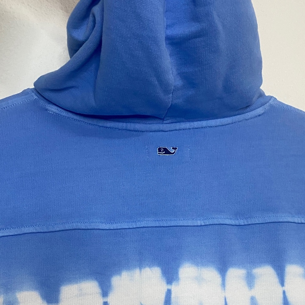 Vineyard Vines Light Blue Tie-Dye Hoodie Size S 100% Cotton - Picture 9 of 16